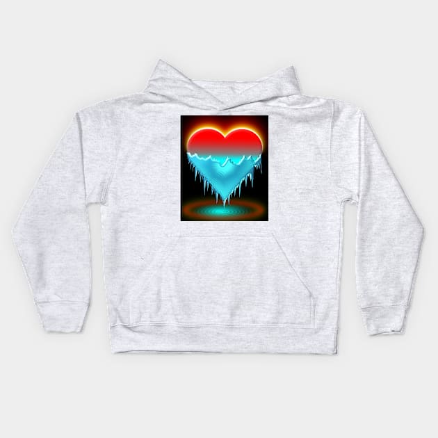Melt Your Ice Cold Heart Kids Hoodie by Wakanda Forever